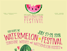 Tablet Screenshot of ncwatermelonfestival.org